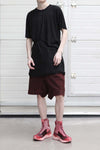 BORIS BIDJAN SABERI Plant-dyed drawstring shorts P21 F1506F-W